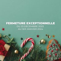 CCI Formation Côte d'Or Saône et Loire sera exceptionnellement fermé du 23 décembre 2023 au 1er janvier 2024 inclus